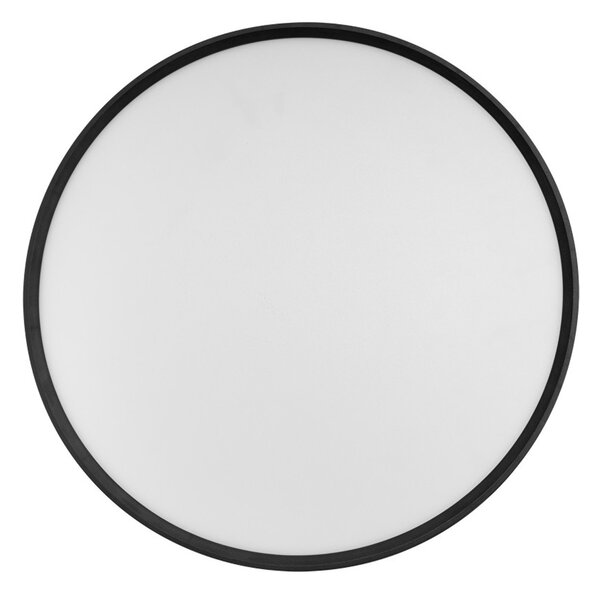 Plafoniera LED Rotonda 50W Slim CCT Bianco Variabile Ø600mm IP20 - Nera