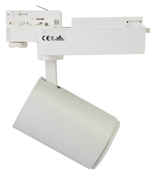 Faro LED per binario Trifase 35W ang. 60° - Rosa per Banco Carni Colore Rosa Alimentare