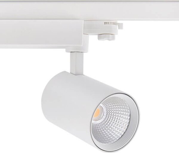 Faro LED per binario Trifase 35W ang. 60° - Rosa per Banco Carni Colore Rosa Alimentare