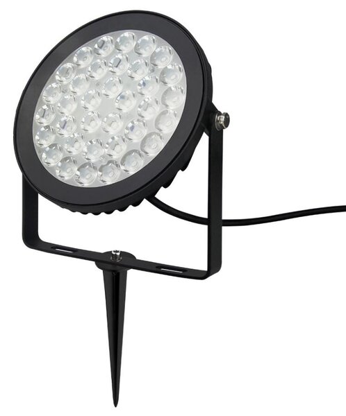 Faro LED 15W RGB+CCT IP66 da Telecomando con Picchetto e Staffa Colore RGB+CCT