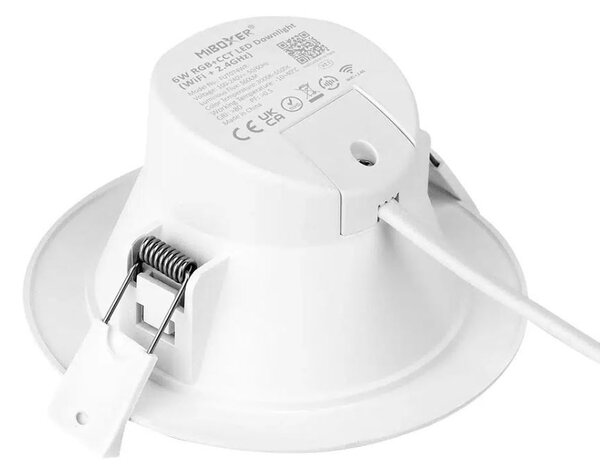 Faro da incasso 6W RGB+CCT da App e Assistente vocale foro Ø90-95mm Colore RGB+CCT