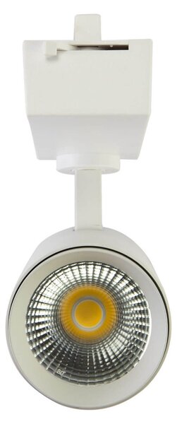 Faro LED per binario Trifase 35W ang. 60° - Rosa per Banco Carni Colore Rosa Alimentare
