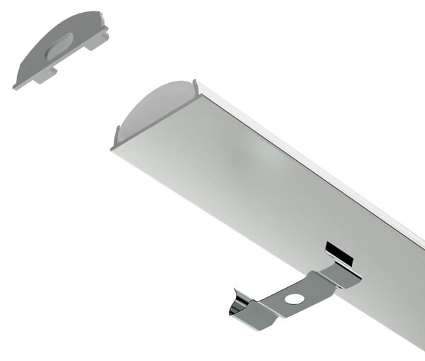 Profilo FLESSIBILE da 1 e 2m in alluminio per strisce LED Variante Lunghezza Profilo 1 metro