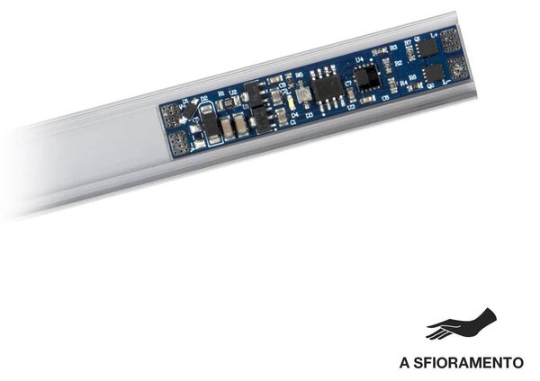 Interruttore a sfioramento - touch per Profili e Strisce LED 12/24 Vdc