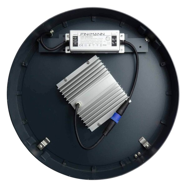 Lampione Stradale 40W 120lm/W Iron Black - Lumileds Colore Bianco Caldo 2.700K