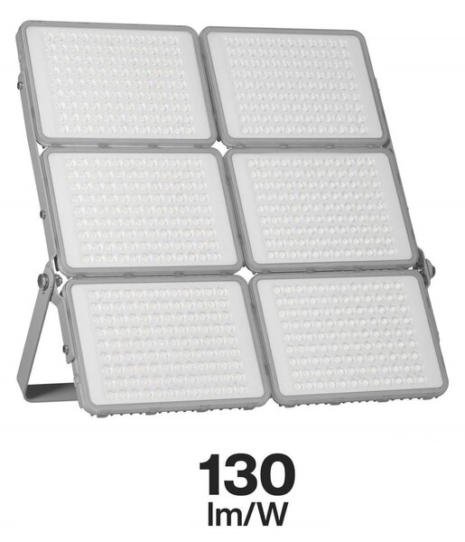 Faro LED 600W Modulare IP65 130 lm/W - con Osram chip LED Colore Bianco Naturale 4.000K
