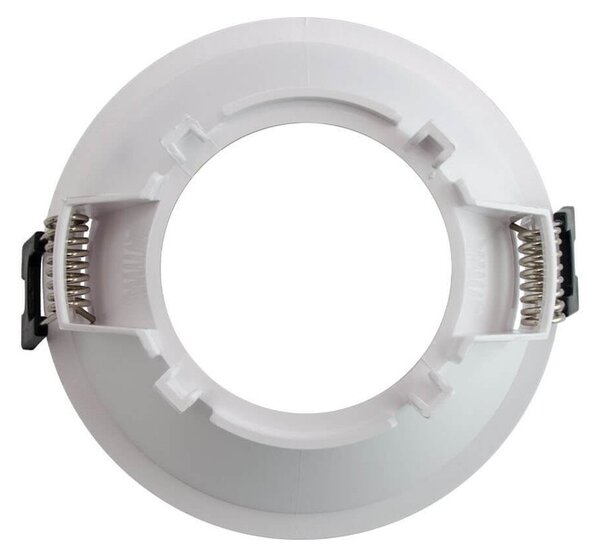 Faretto da Incasso Rotondo Fisso Bianco Foro Ø85mm in Policarbonato per GU10