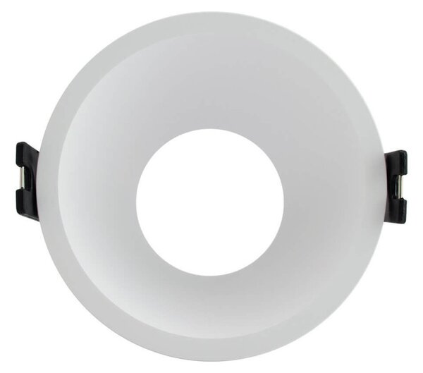 Faretto da Incasso Rotondo Fisso Bianco Foro Ø85mm in Policarbonato per GU10