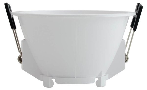 Faretto da Incasso Rotondo Fisso Bianco Foro Ø85mm in Policarbonato per GU10