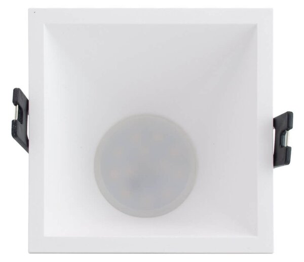 Faretto da Incasso Quadrato Bianco Foro 85x85mm per GU10