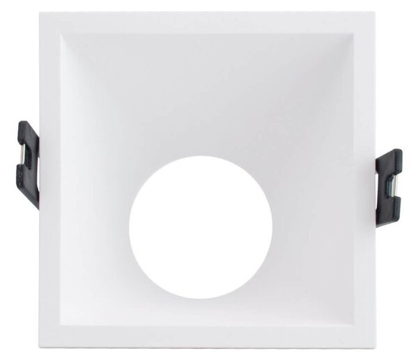 Faretto da Incasso Quadrato Bianco Foro 85x85mm per GU10