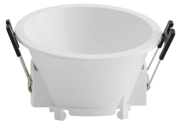 Faretto da Incasso Rotondo Policarbonato Foro Ø85mm Luce Asimmetrica per GU10