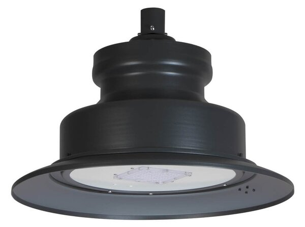 Lampione Stradale 40W LED Lumileds 120lm/w No Flickering Nero Colore Bianco Caldo 2.700K