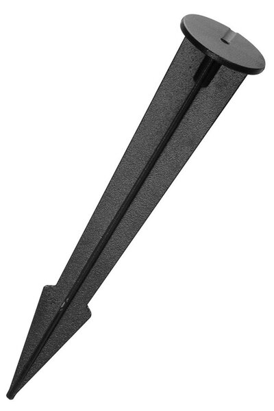 Picchetto in Alluminio per Fari LED - Nero