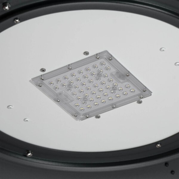Lampione Stradale 40W LED Lumileds 120lm/w No Flickering Nero Copertura Inclusa Colore Bianco Naturale 4.000K