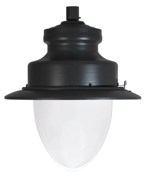 Lampione Stradale 40W LED Lumileds 120lm/w No Flickering Nero Copertura Inclusa Colore Bianco Naturale 4.000K