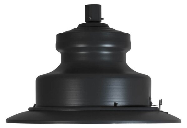 Lampione Stradale 40W LED Lumileds 120lm/w No Flickering Nero Colore Bianco Caldo 2.700K