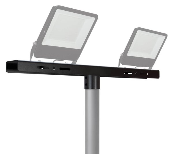 Supporto Doppio Testa-Palo per fino a 4 Fari LED o 2 Fari LED Solari