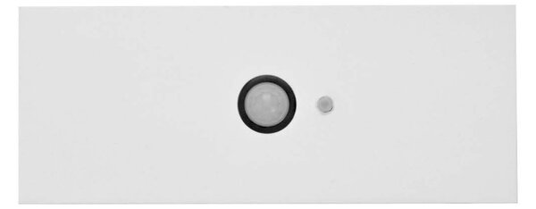 Applique LED Solare Bianca Rettangolare con Sensore di Movimento Colore Bianco Naturale 4.000K