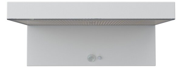 Applique LED Solare Minimal Bianca con Sensore di Movimento Colore Bianco Naturale 4.000K