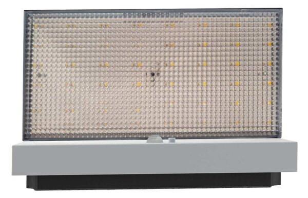 Applique LED Solare Minimal Bianca con Sensore di Movimento Colore Bianco Naturale 4.000K