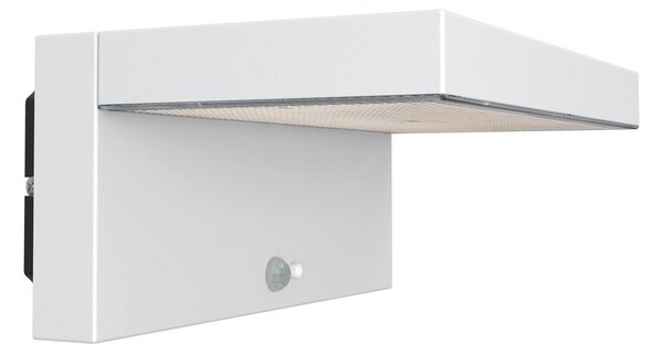 Applique LED Solare Minimal Bianca con Sensore di Movimento Colore Bianco Naturale 4.000K