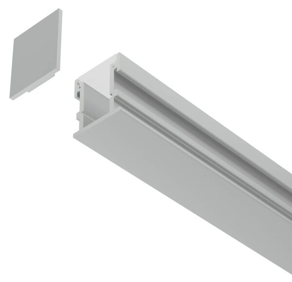 Profilo Calpestabile per Incasso a pavimento 1m e 2m (per Strisce LED) Variante Lunghezza Profilo 1 metro
