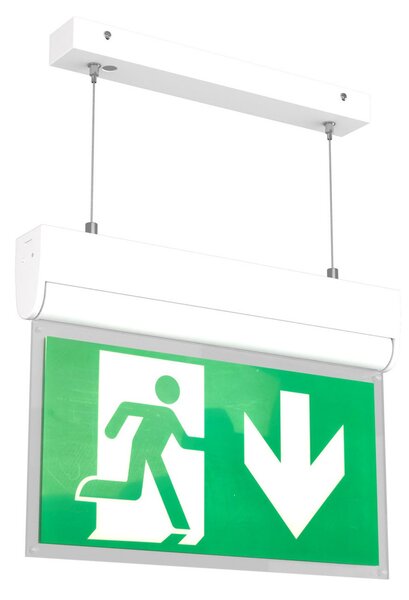 Lampada Emergenza a Sospensione 3h S.E S.A Cinema Mode - Bianca o Nera Colore Bianco Freddo 6.000K