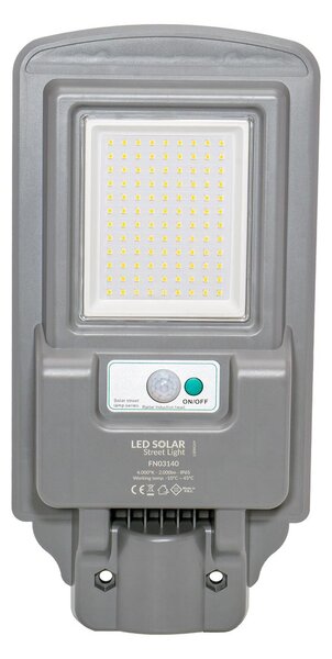 Armatura LED Solare 2000 lm Autonomia 12 ore con Telecomando e Braccio Colore Bianco Naturale 4.000K