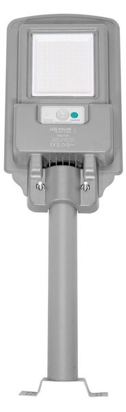 Armatura LED Solare 2000 lm Autonomia 12 ore con Telecomando e Braccio Colore Bianco Naturale 4.000K