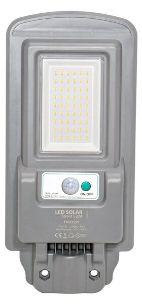 Armatura LED Solare 1000 lm Autonomia 12 ore con Telecomando e Braccio Colore Bianco Naturale 4.000K
