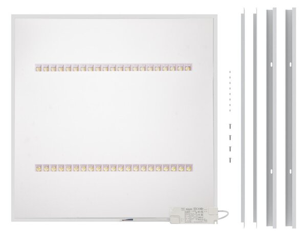 Plafoniera LED 60x60 28W 36W 42W CCT CRI92 UGR13 con driver Philips Colore Bianco Variabile CCT
