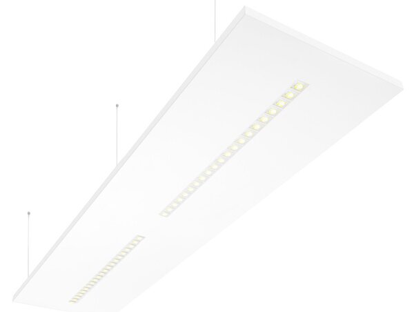 Pannello LED Sospeso 120x30 28W/36W/42W CCT CRI92 con driver Philips Colore Bianco Variabile CCT