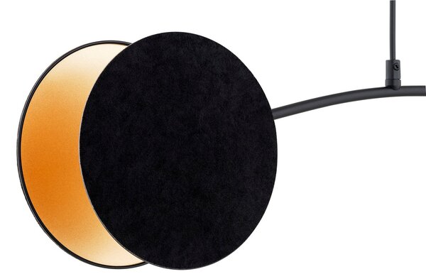 Lampadario a Sospensione MOTIF 2 In Acciaio e Tessuto 2xE14