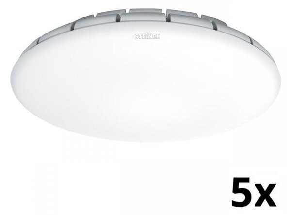 Steinel 081935 - SET 5x Luce LED con sensore RS PRO S10 SC 9,1W/230V 3000K