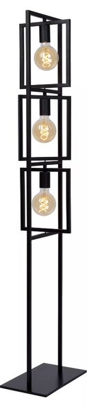 Lucide Piantana a 3 lampadine con struttura in metallo dalle linee moderne ed eleganti - Luuk