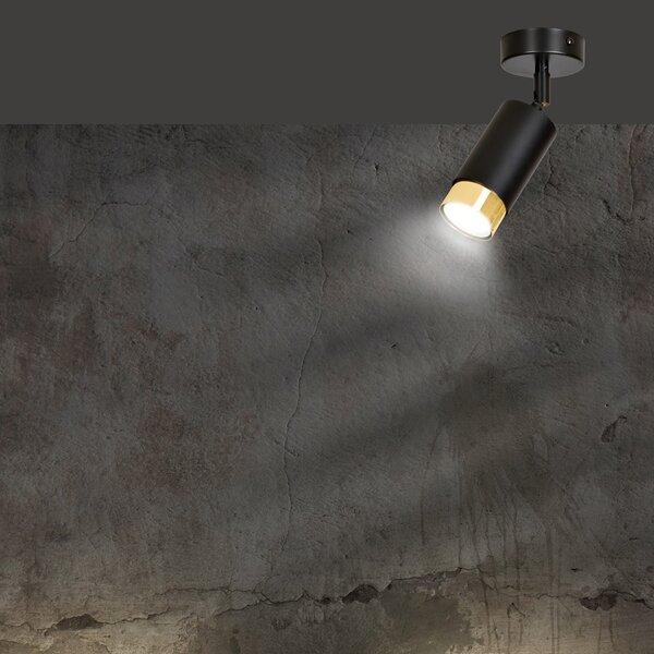 Lampada da soffitto e parete in Acciaio HIRO GU10