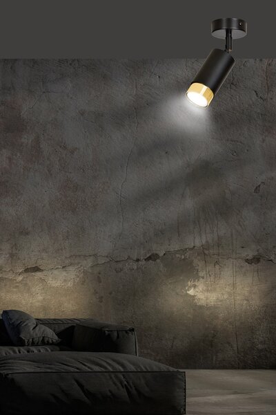 Lampada da soffitto e parete in Acciaio HIRO GU10