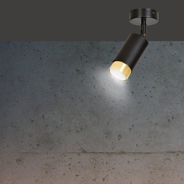 Lampada da soffitto e parete in Acciaio HIRO GU10