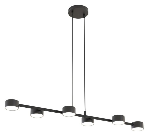 Lampadario a sospensione MEGARA 6 Nero 6xGX53