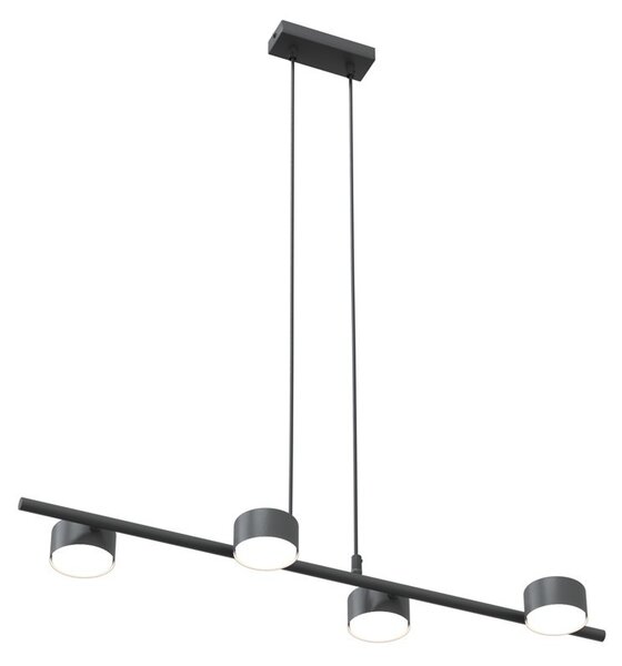 Lampadario a sospensione SORA 4 Nero 4xGX53 da interno