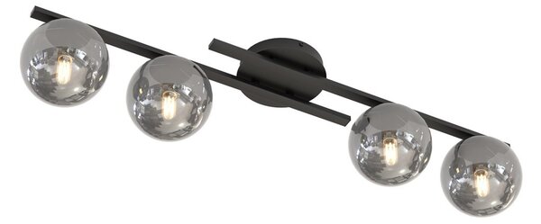 Lampada da soffitto in acciaio KAIRO 4 da interno 4xE14