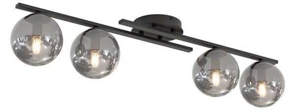 Lampada da soffitto in acciaio KAIRO 4 da interno 4xE14
