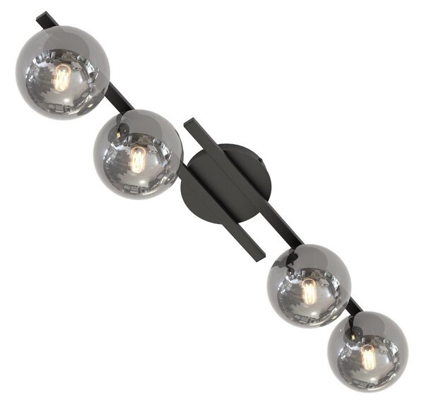 Lampada da soffitto in acciaio KAIRO 4 da interno 4xE14