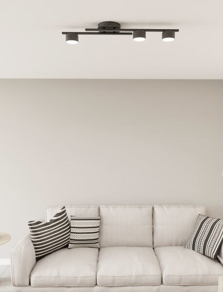 Lampada da soffitto in acciaio FRAGMENT 3 da interno 3xGX53