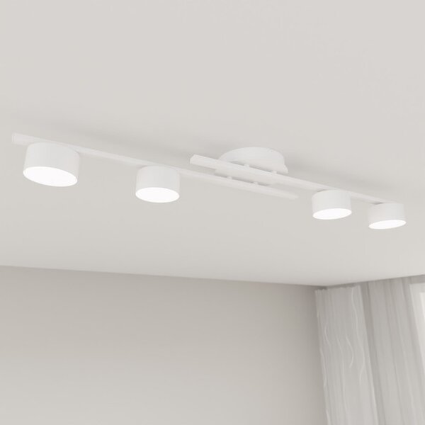 Lampada da soffitto in acciaio FRAGMENT 4 da interno 4xGX53