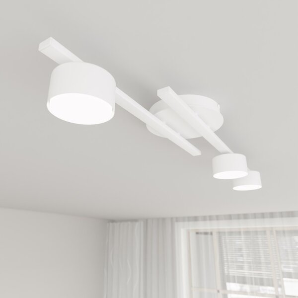 Lampada da soffitto in acciaio FRAGMENT 3 da interno 3xGX53