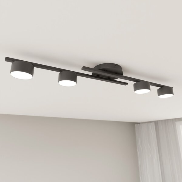 Lampada da soffitto in acciaio FRAGMENT 4 da interno 4xGX53