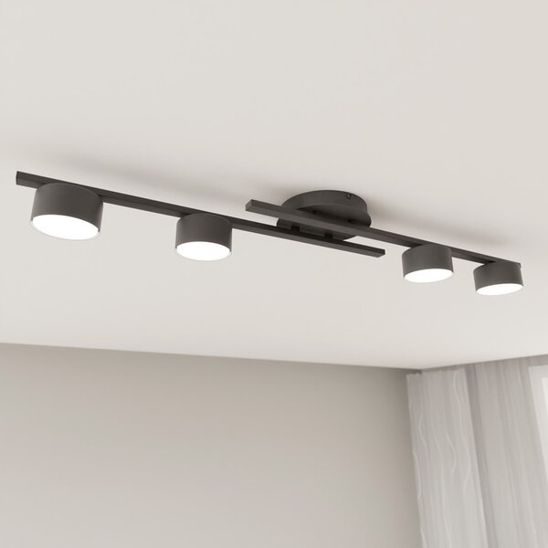 Lampada da soffitto in acciaio FRAGMENT 4 da interno 4xGX53