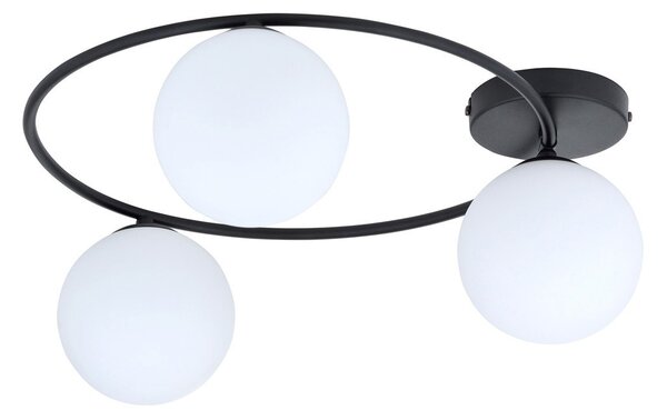 Lampada da soffitto in acciaio SOPRA 3 da interno 3xE14